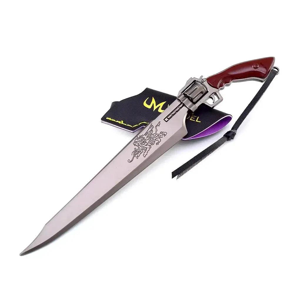  Gunblade Sword 22cm Metal Keychain Collectible Premium -  ToylandEU™