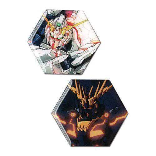 Gundam Pin Set Unicorn And Banshee Wearable Collectible Pins - ToylandEU