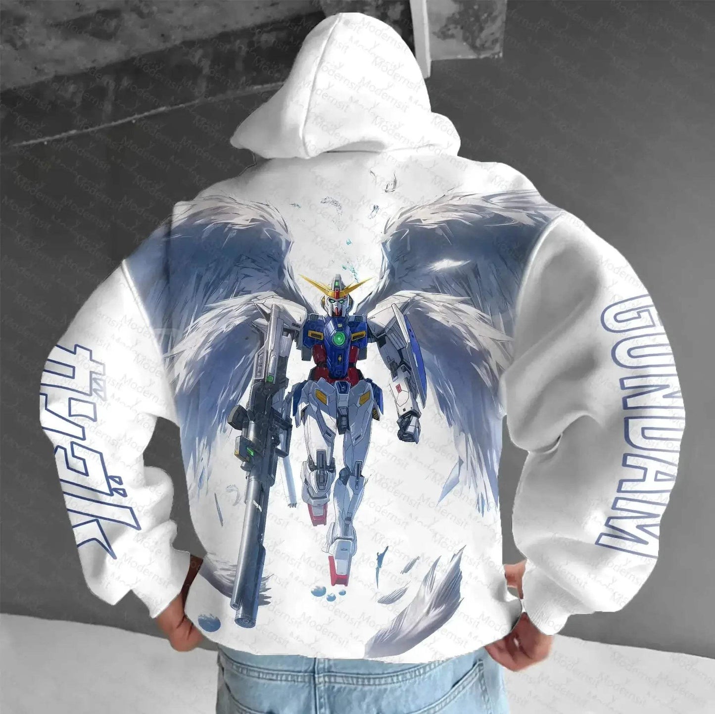Gundam Wing Hoodie Unisex Anime Cosplay Sweatshirt Winter Warmth - ToylandEU