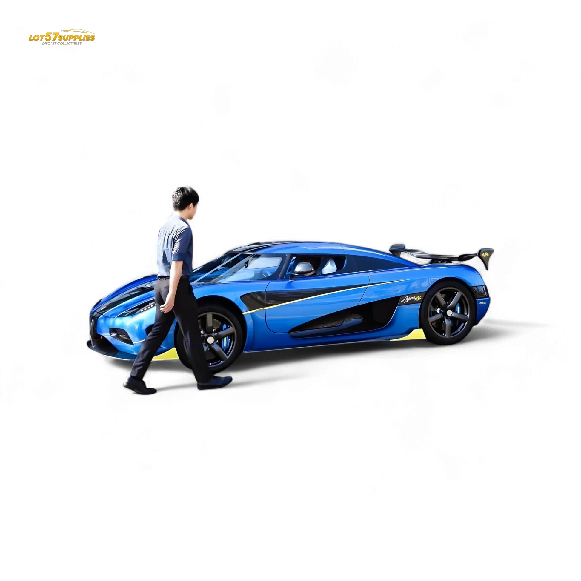 Guo Ji Agera RS - Blue Full Carbon 1:64 - ToylandEU