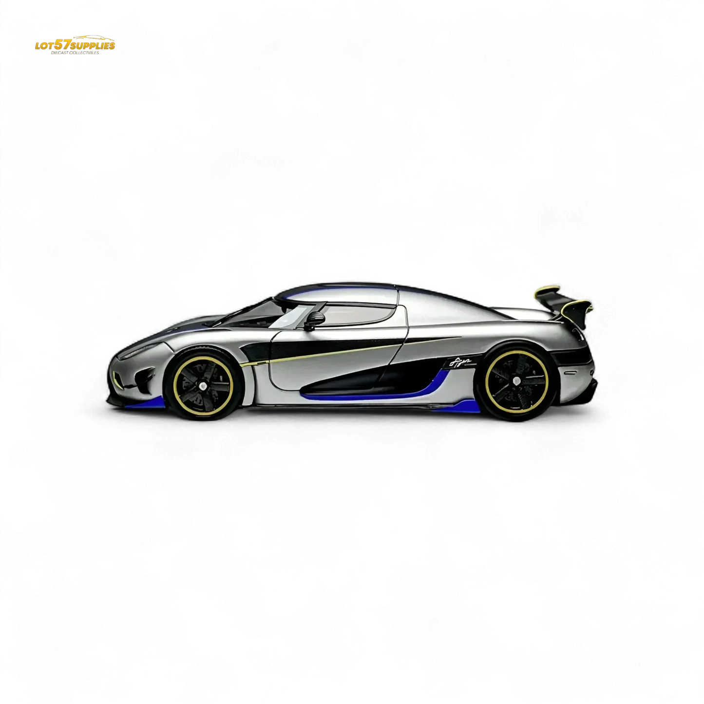 Guo Ji Agera RS - Matte Silver Gray 1:64 - ToylandEU