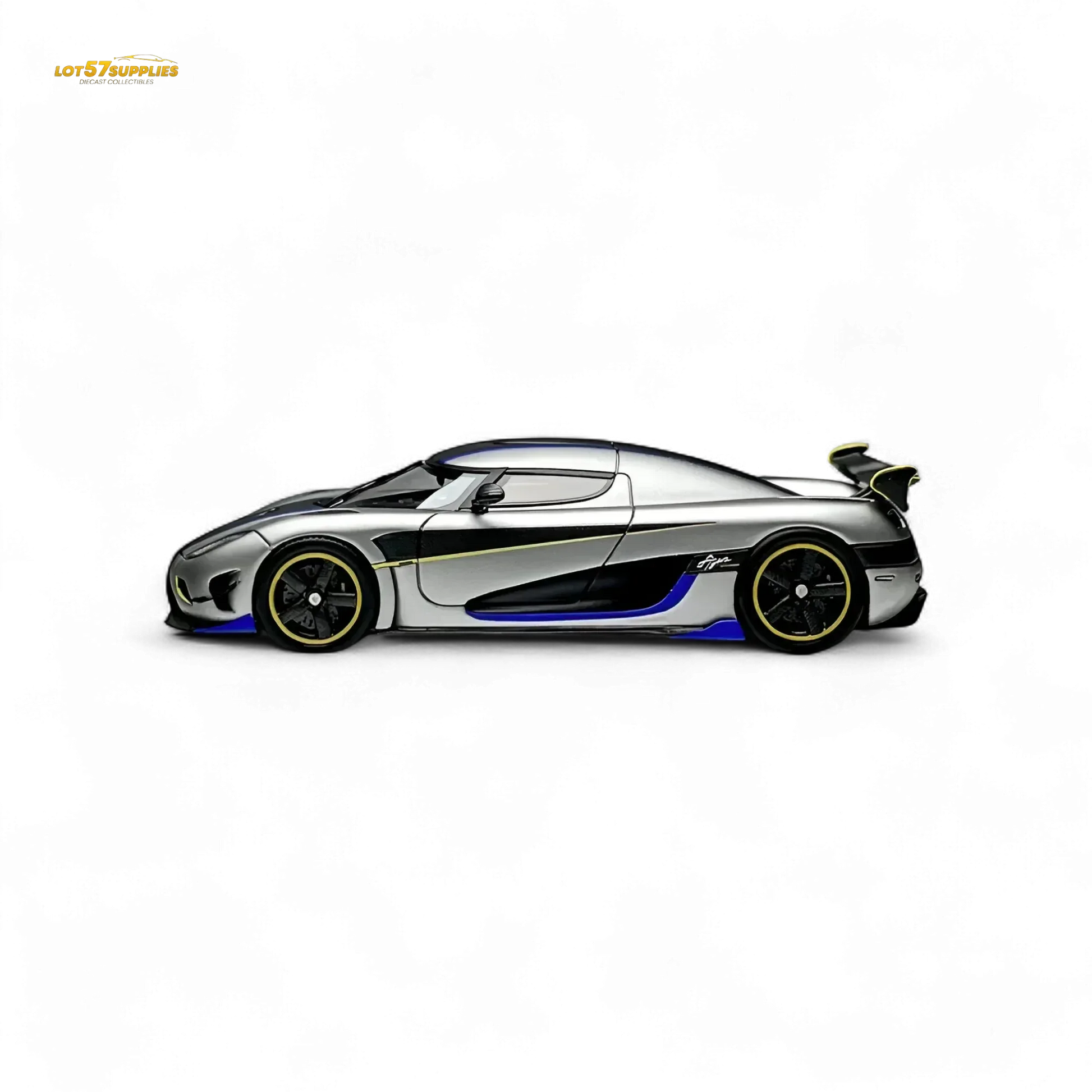 Guo Ji Agera RS - Matte Silver Gray 1:64 - ToylandEU