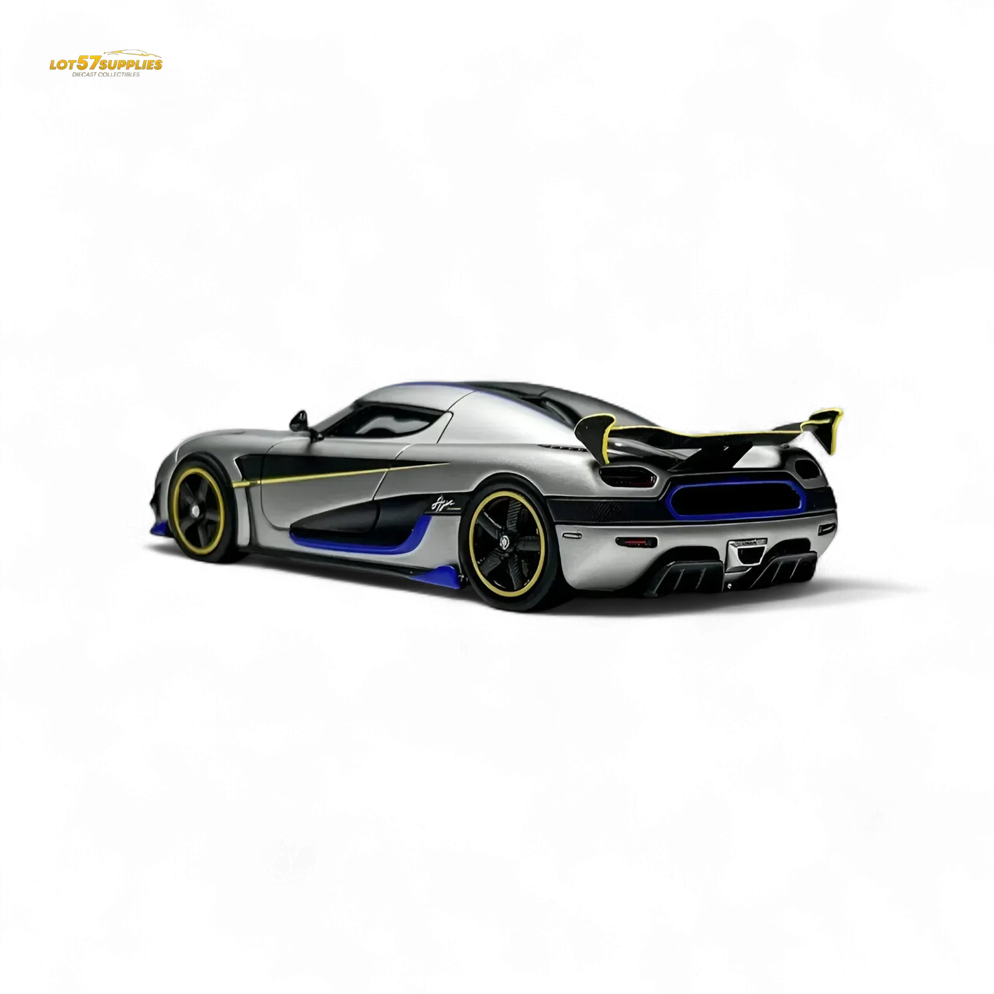 Guo Ji Agera RS - Matte Silver Gray 1:64 - ToylandEU