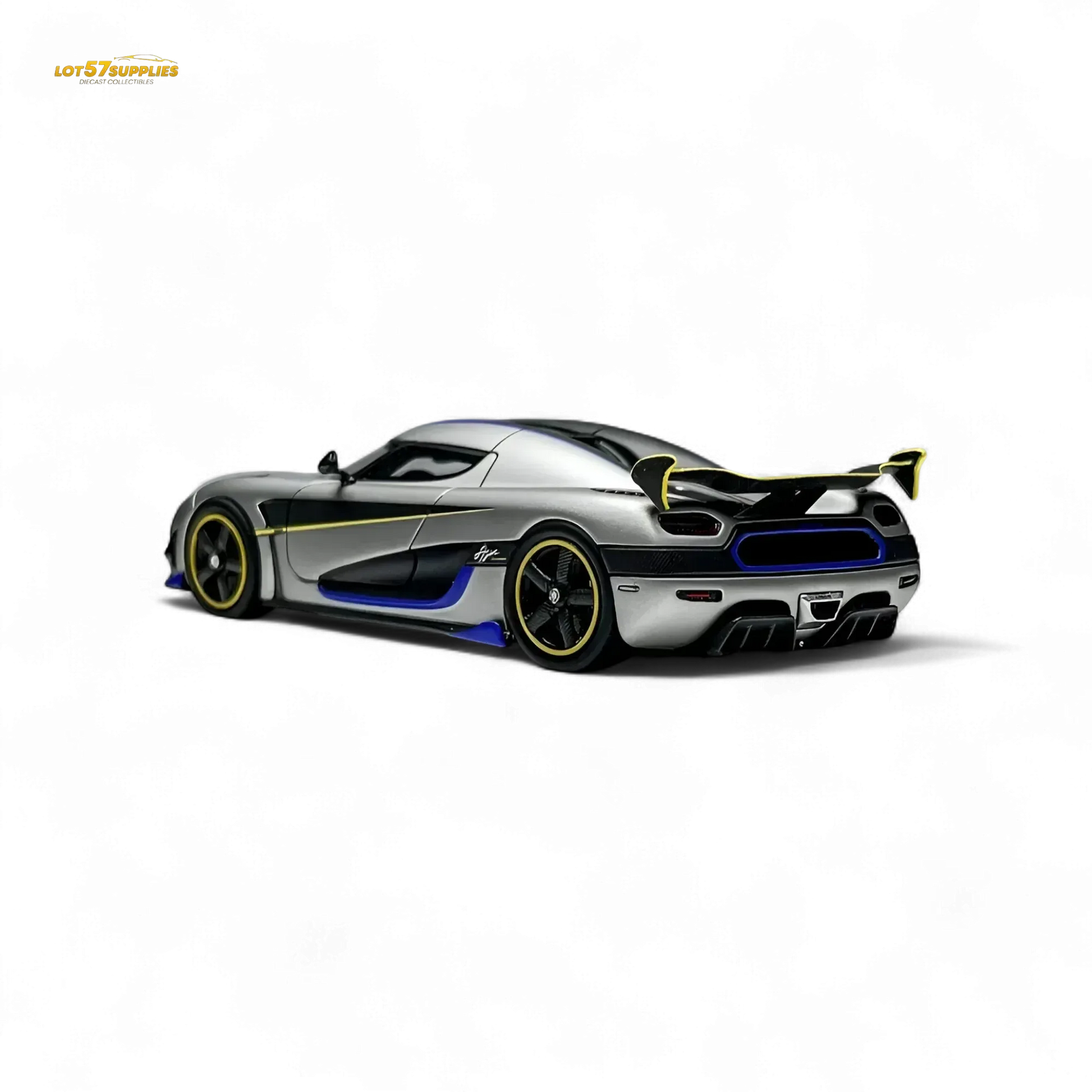 Guo Ji Agera RS - Matte Silver Gray 1:64 - ToylandEU
