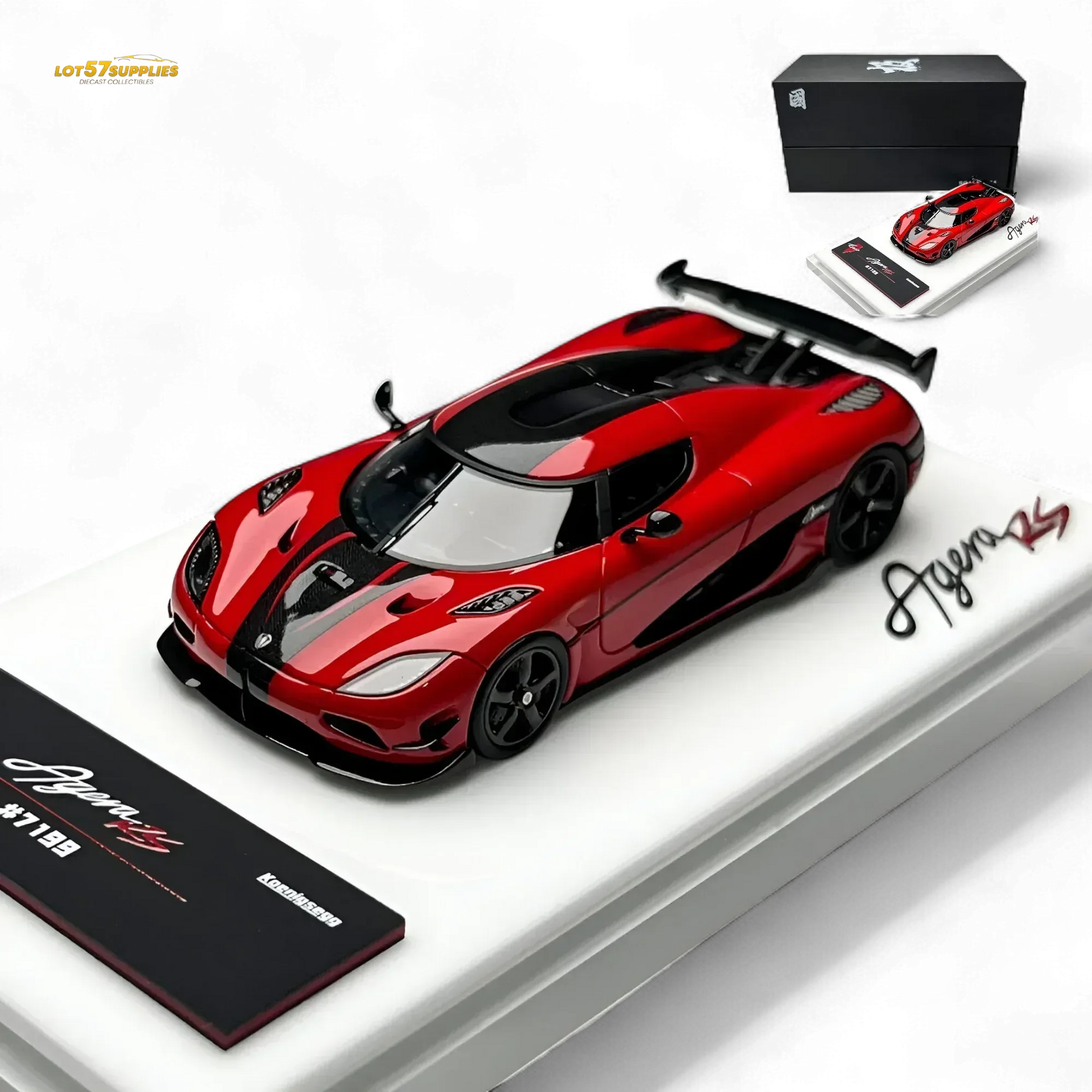 Guo Ji Agera RS - Red (Chilli Red) 1:64 - ToylandEU