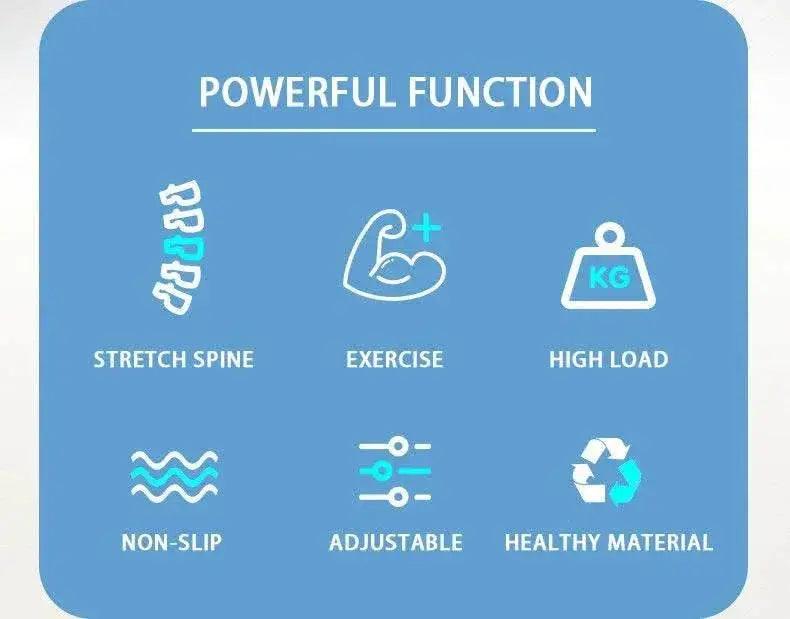  Gymnastics Rings Kid Sport Toy Non-Slip Adjustable Straps -  ToylandEU™
