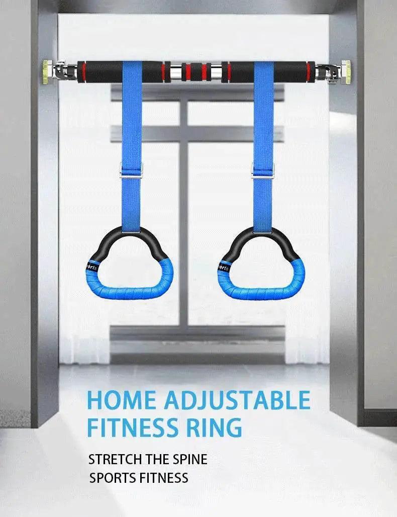  Gymnastics Rings Kid Sport Toy Non-Slip Adjustable Straps -  ToylandEU™