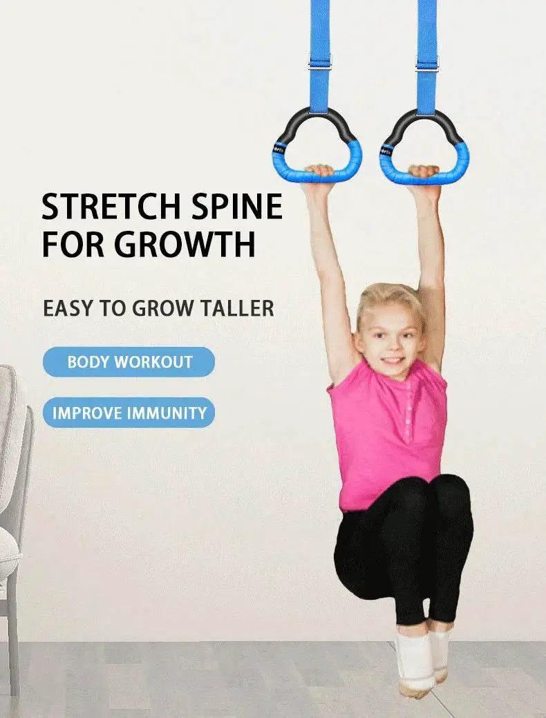  Gymnastics Rings Kid Sport Toy Non-Slip Adjustable Straps -  ToylandEU™