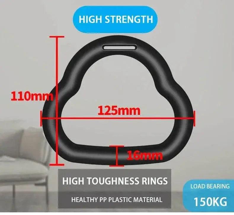  Gymnastics Rings Kid Sport Toy Non-Slip Adjustable Straps -  ToylandEU™