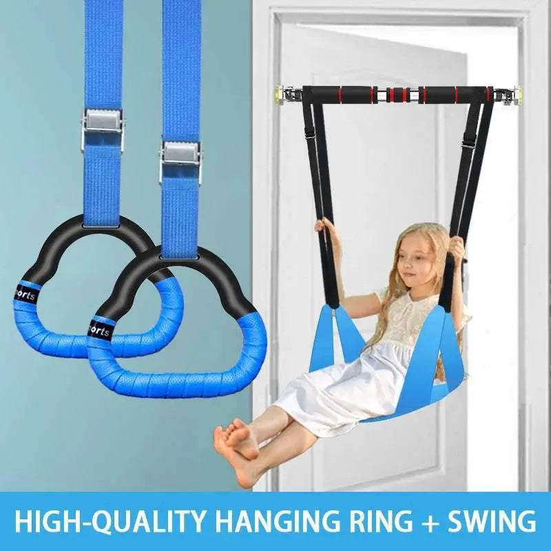  Gymnastics Rings Kid Sport Toy Non-Slip Adjustable Straps -  ToylandEU™
