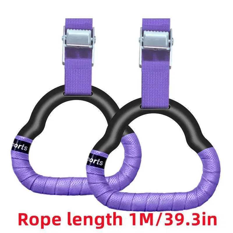  Gymnastics Rings Kid Sport Toy Non-Slip Adjustable Straps -  ToylandEU™