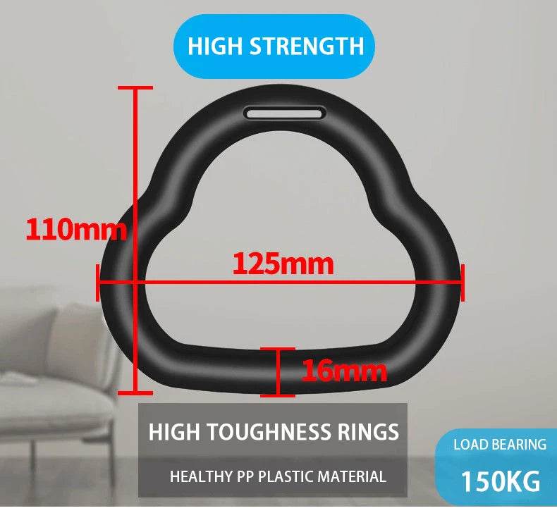 Gymnastics Rings Kid Sport Toy Non-Slip Gym Rings Fitness - ToylandEU