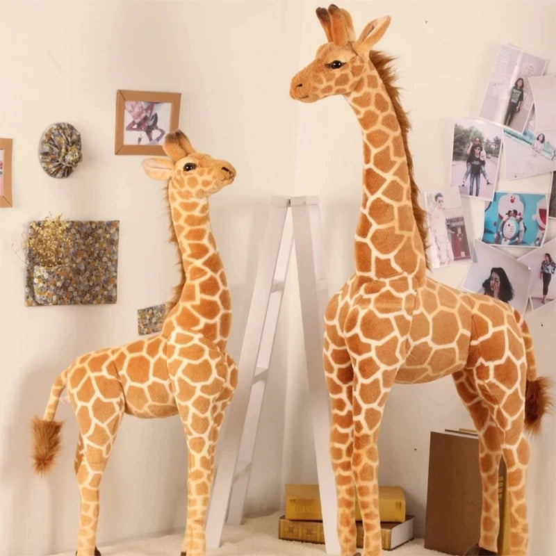 Giraffe Plush Toy | Size 35-120 cm | PP Cotton Filling | Unisex Decor Gift