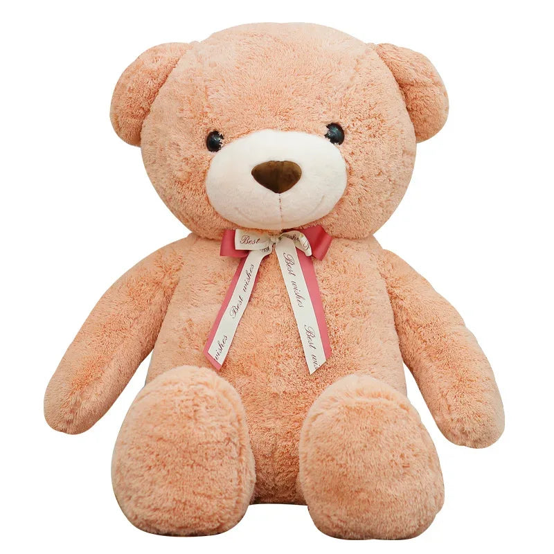 Giant Teddy Bear Plush Toy Three Color Huggable Gift - ToylandEU
