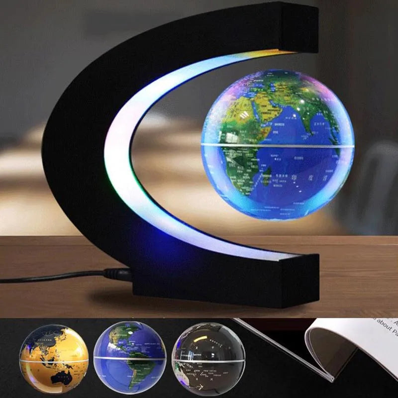 Floating Magnetic Levitation Globe with LED World Map and Antigravity Lamp Ball - ToylandEU