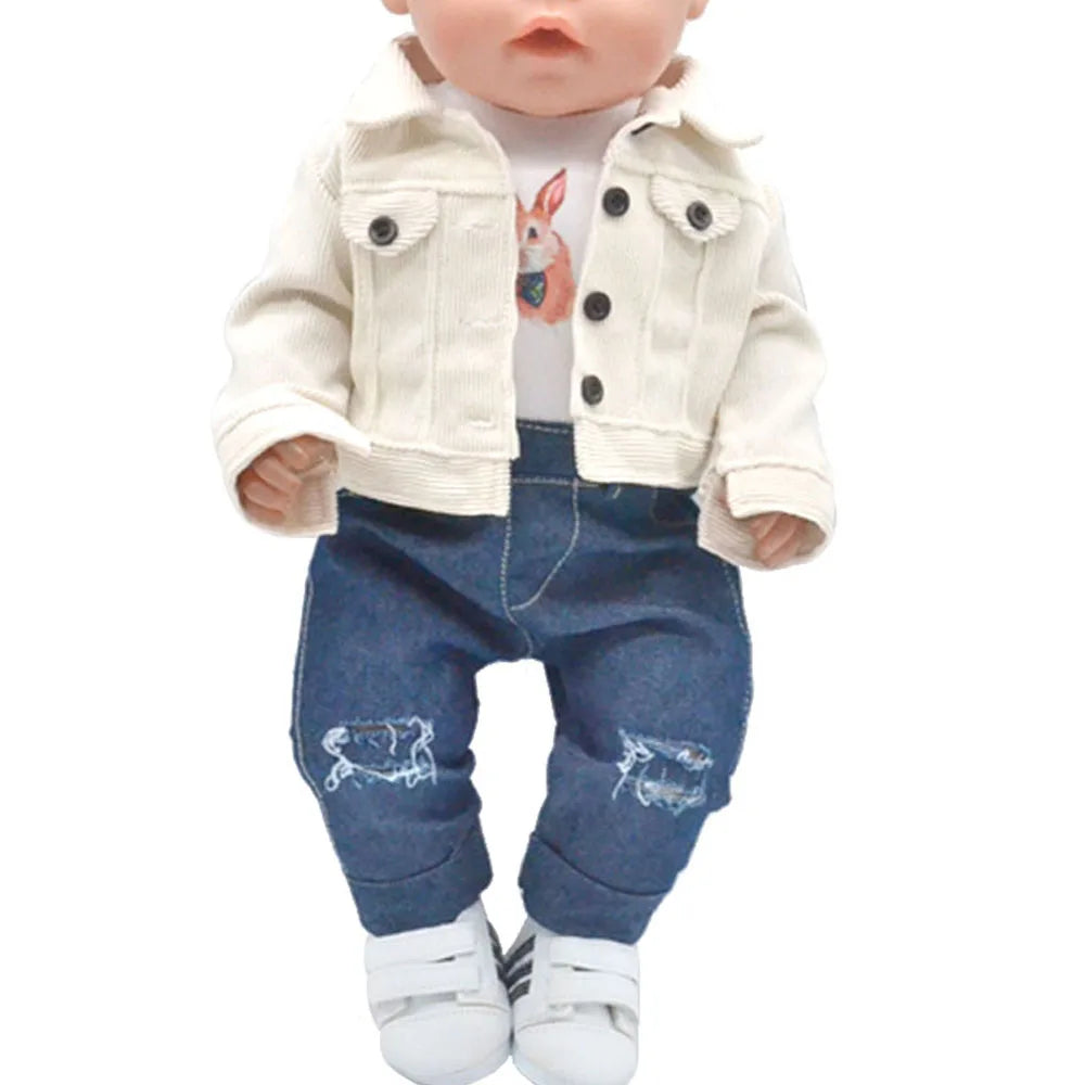 New Styles Doll Clothes and Jackets for 43cm New Born and American Dolls - ToylandEU