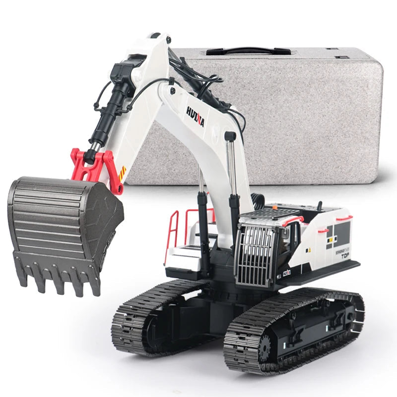 Metal RC Excavator Model 1594 - 1/14 Scale with Remote Control - ToylandEU