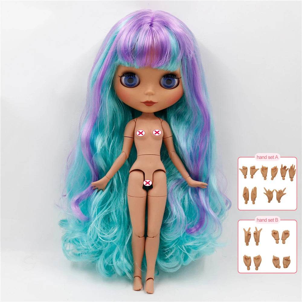 ICY DBS Blyth Doll Joint Body White Black Dark Skin DIY Makeup Special Price Gift Set - ToylandEU