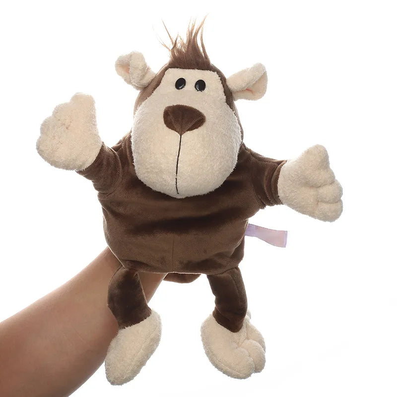 20 Varieties of 30cm Plush Hand Puppets for Educating Babies on Animals - ToylandEU