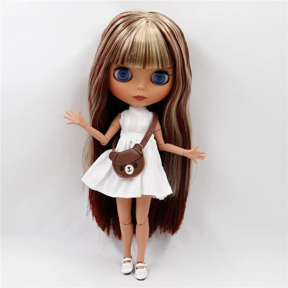 Jointed 30cm Customized 1/6 Blyth Doll with Multiple Eye Colors - Nude - ToylandEU