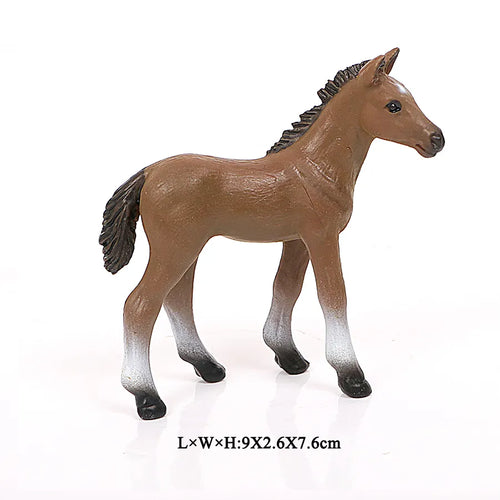 Realistic Animal Horse Action Figure Toy - Detailed Appaloosa Harvard Hannover Clydesdale Quarter Arabian Model ToylandEU.com Toyland EU