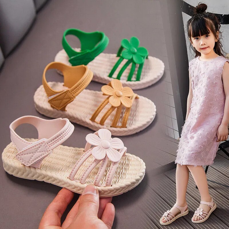 2020 Summer Girls' Gladiator Sandals with Waterproof and Anti-Slippery Features - ToylandEU