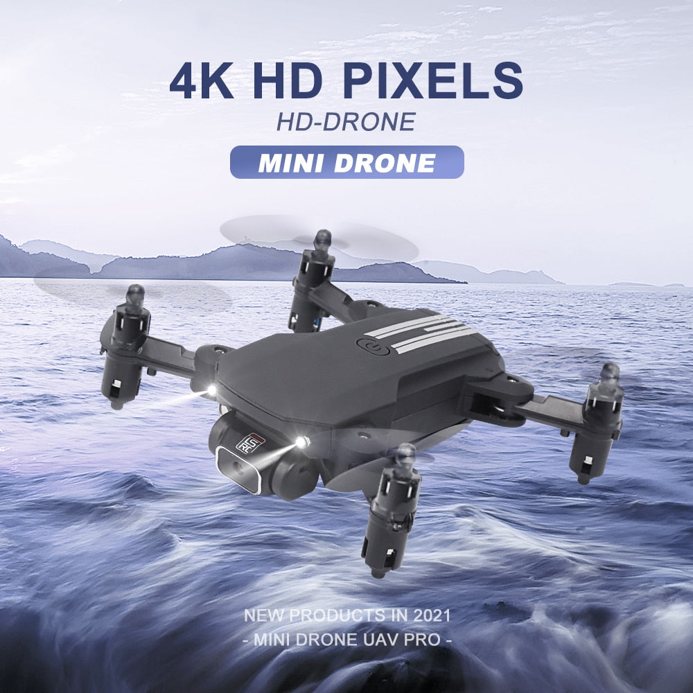 Compact 4K HD Camera Mini RC Drone with WiFi FPV and Altitude Hold