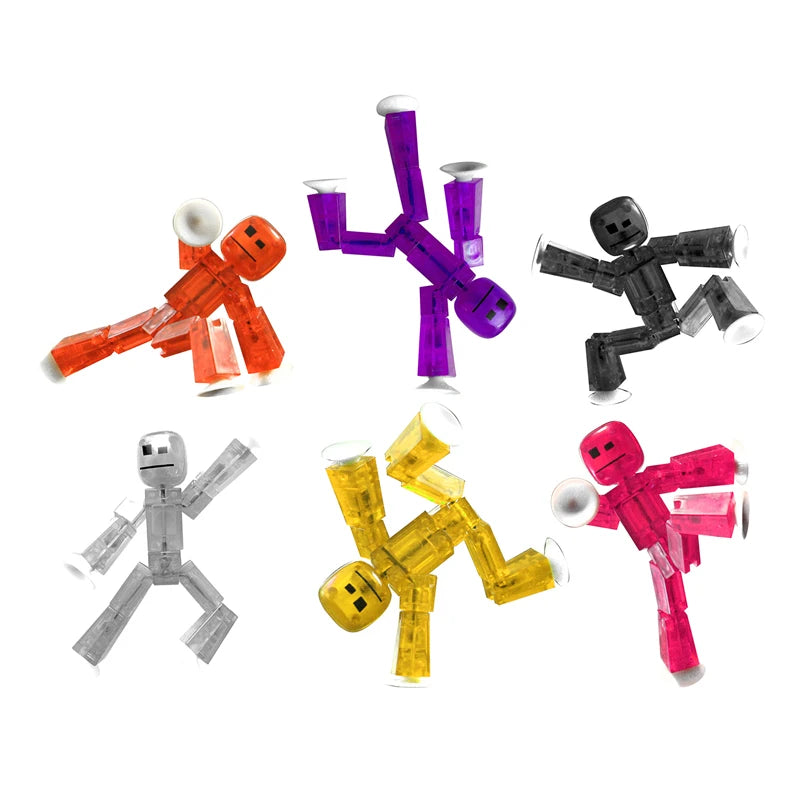 Random Color DIY Sticky Robot Animal Sucker Toy (10-20pcs) - ToylandEU