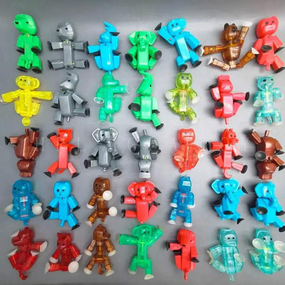 Colorful Stick Bot Action Figures Deformable For Kids - ToylandEU