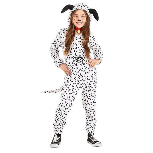 Adorable Kids' Dalmatian Costume Costume for Halloween & Parties