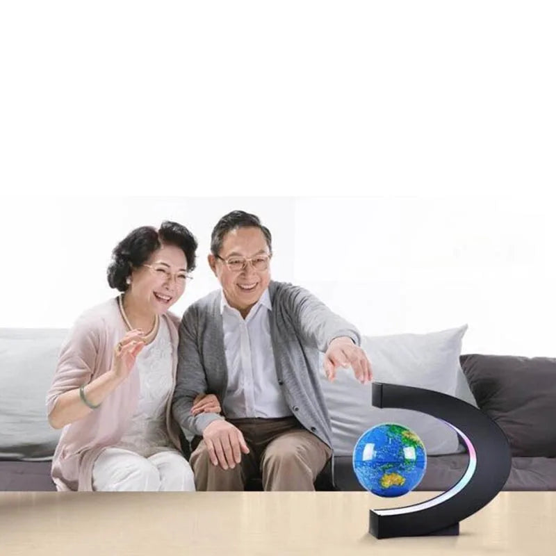 Floating Magnetic Levitation Globe with LED World Map and Antigravity Lamp Ball - ToylandEU