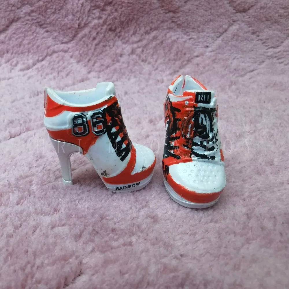 Premium Doll Accessories Rainbow School Shoes For Girls - ToylandEU