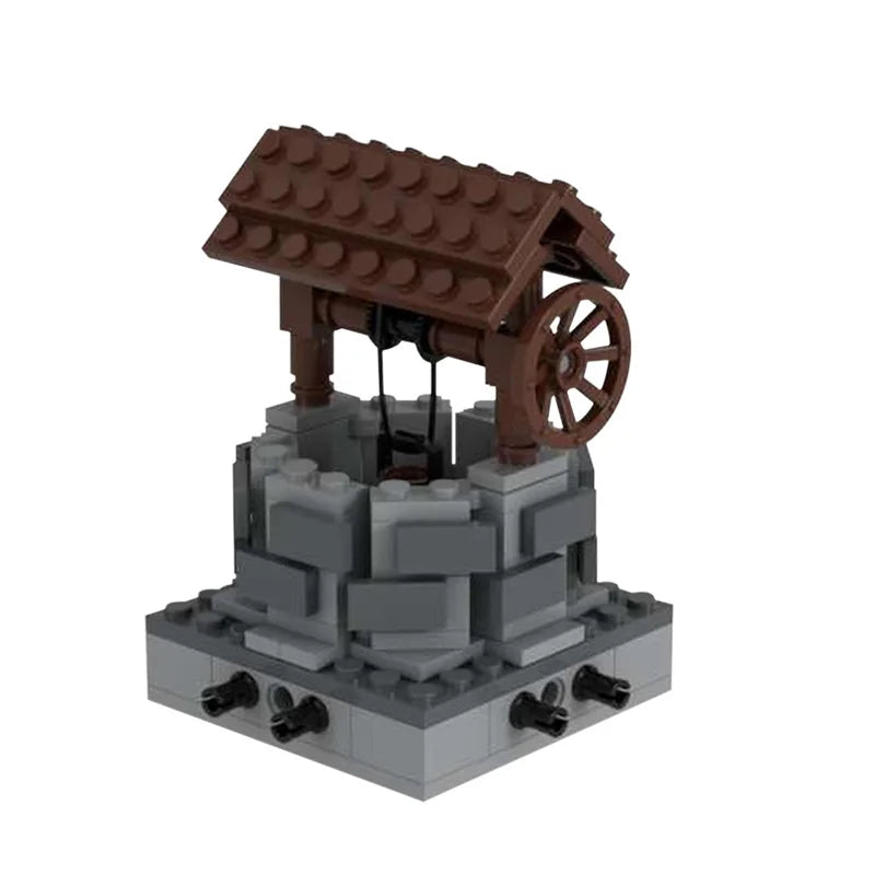 Retro Water Well Building Block Toy Set - MOC-33504 - ToylandEU
