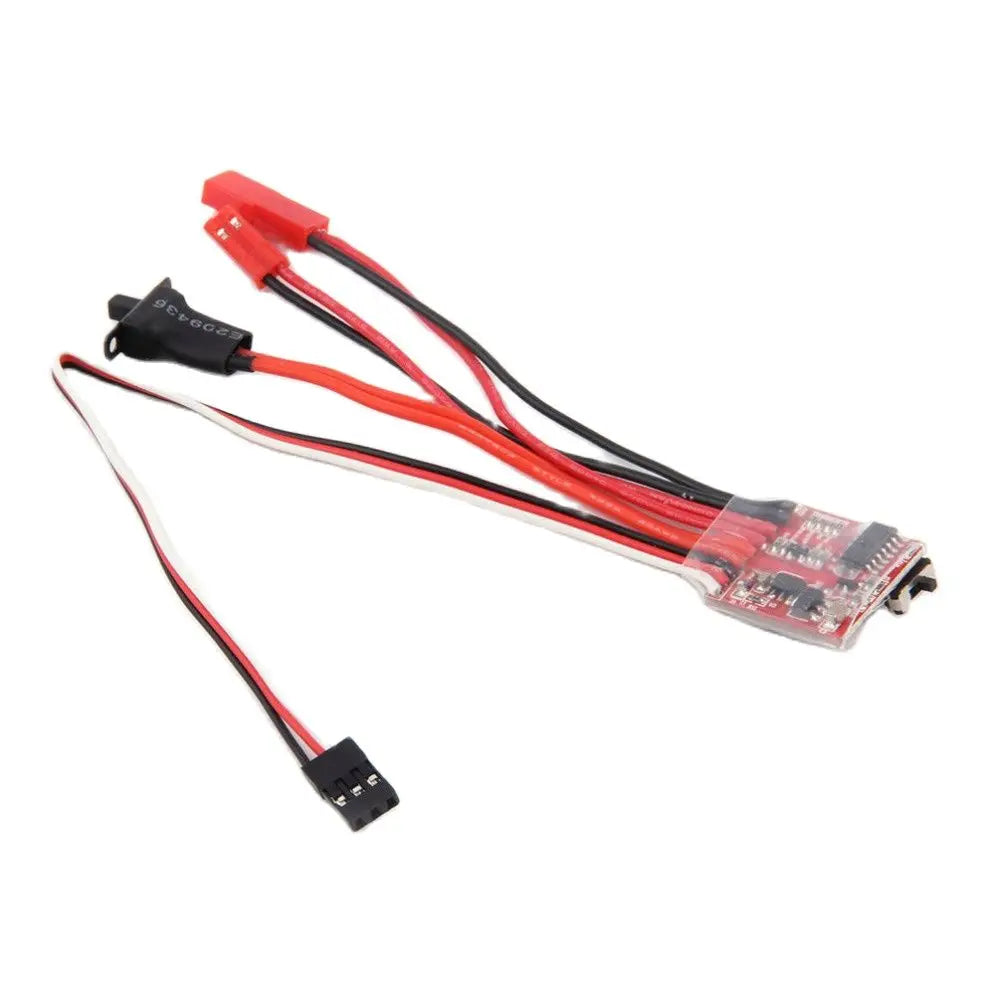 RC ESC 20A Brush Motor Speed Controller w/ Brake for RC Car Boat Tank - ToylandEU