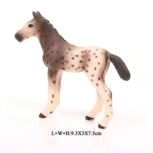 Realistic Animal Horse Action Figure Toy - Detailed Appaloosa Harvard Hannover Clydesdale Quarter Arabian Model ToylandEU.com Toyland EU