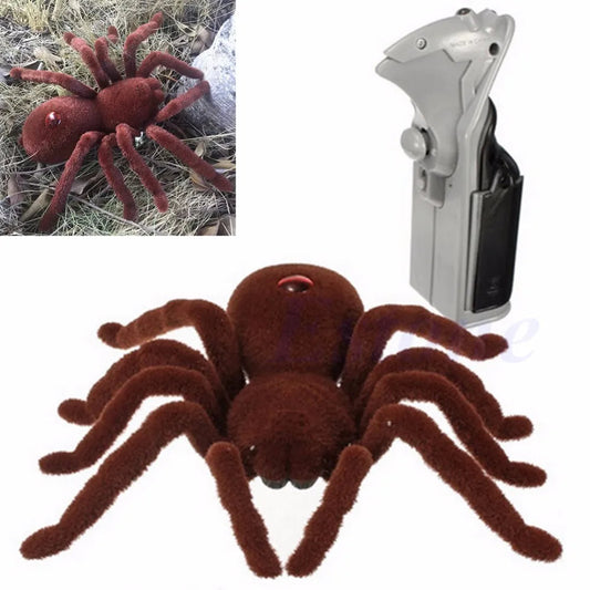 Scary Remote Control Creepy Soft Plush Spider - ToylandEU