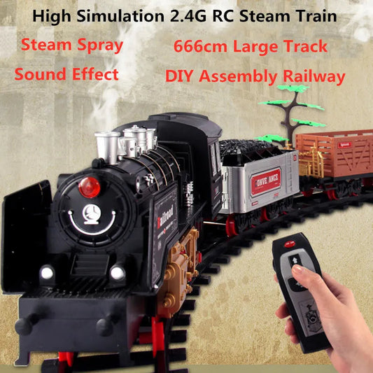 Realistic Smoking Steam Train Model with Remote Control ToylandEU.com Toyland EU