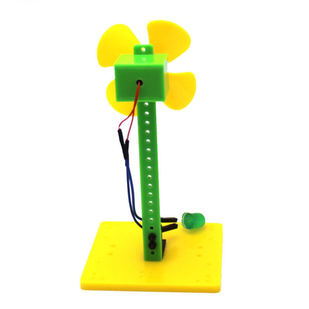 Mini Wind Power Generator Science Experiment Kit with LED - Educational Toy for Kids - ToylandEU