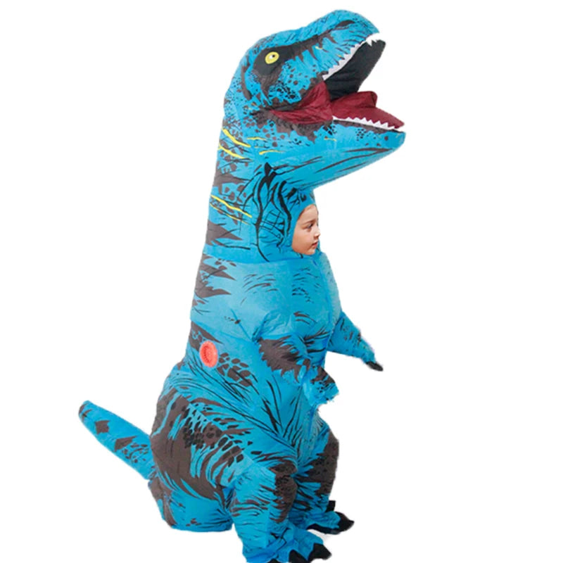 Roaring Fun Inflatable T-Rex Costume for Kids - Ideal for Parties!