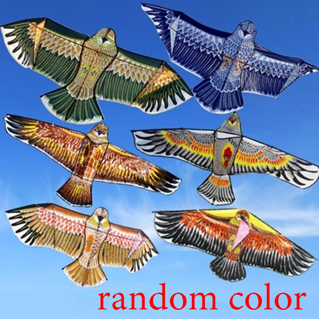 Giant 1.1M Eagle Kite with Flying Line - Outdoor Fun Educational Toy