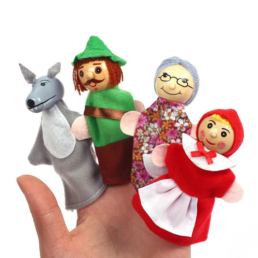 Storytelling Baby Finger Puppet Set - Three Little Pigs, Mermaid Castle, Princess - ToylandEU