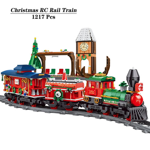 Christmas Series Bricks Toys High-Tech RC Rail Car Building Blocks ToylandEU.com Toyland EU