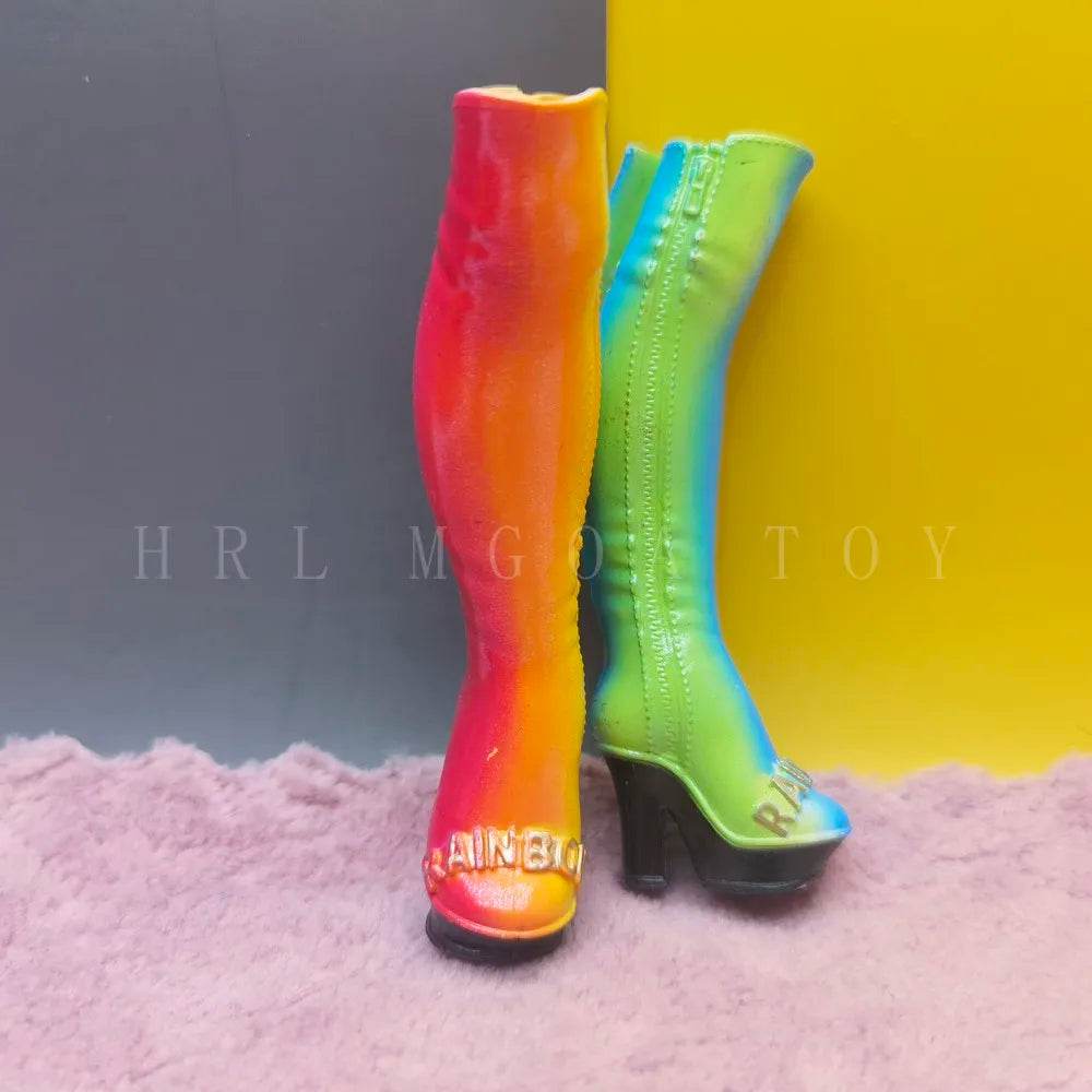 Premium Doll Accessories Rainbow School Shoes For Girls - ToylandEU