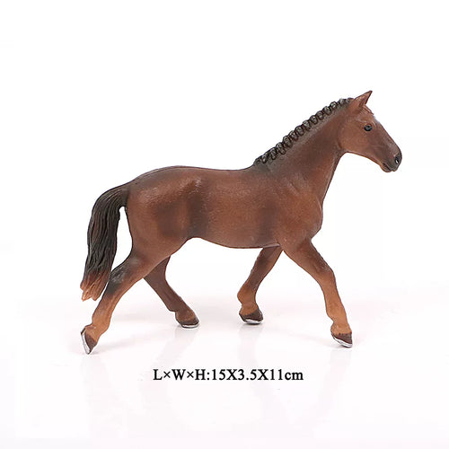 Realistic Animal Horse Action Figure Toy - Detailed Appaloosa Harvard Hannover Clydesdale Quarter Arabian Model ToylandEU.com Toyland EU