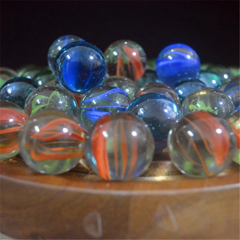 Vibrant Glass Marbles Set for Kids' Games and Home Decor - ToylandEU