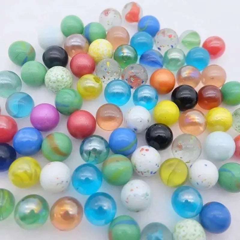 10/20pcs Marbles Glass Ball 16 Mm Cream Console Game Stress Pinball - ToylandEU