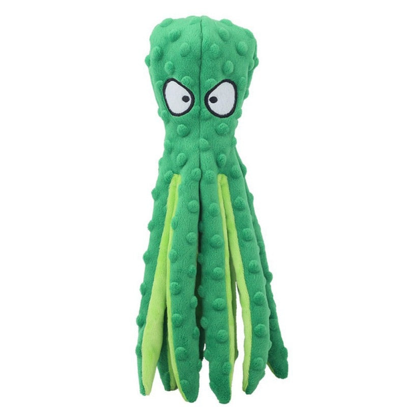 Interactive Octopus Plush Dog Toy with Squeaker and Teeth Cleaning Features Toyland EU Toyland EU
