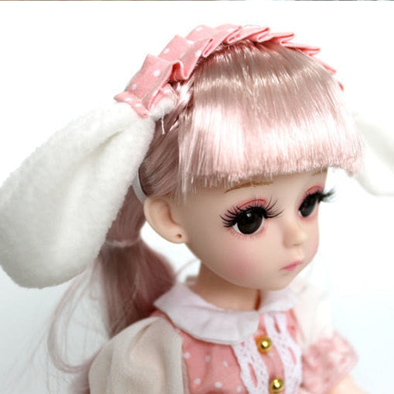 Lolita Dress 30CM BJD Doll with 15 Movable Joints and School Suit - ToylandEU