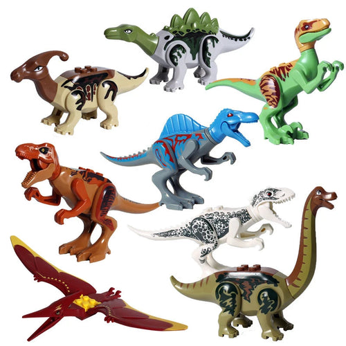 Jurassic World Dinosaur 3D Model Building Blocks Set White ToylandEU.com Toyland EU