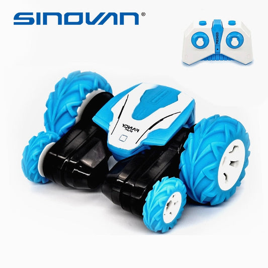 Sinovan Mini RC Car for Kids with 2 Sided 360° Rotation Stunt, Remote Control, and Quick Charge - Suitable for Boys and Girls Ages 3 and Up - ToylandEU